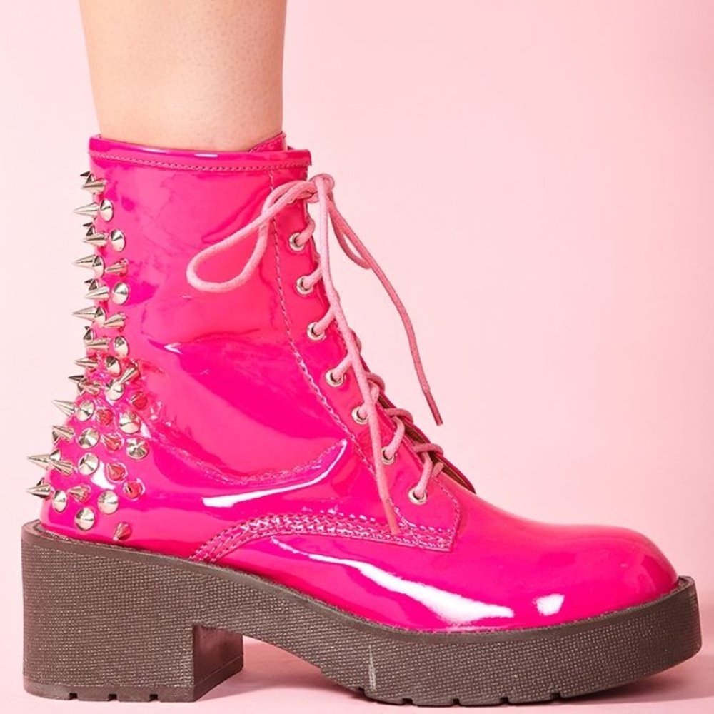 Jeffrey Campbell 8th Street Spike Patent Boot